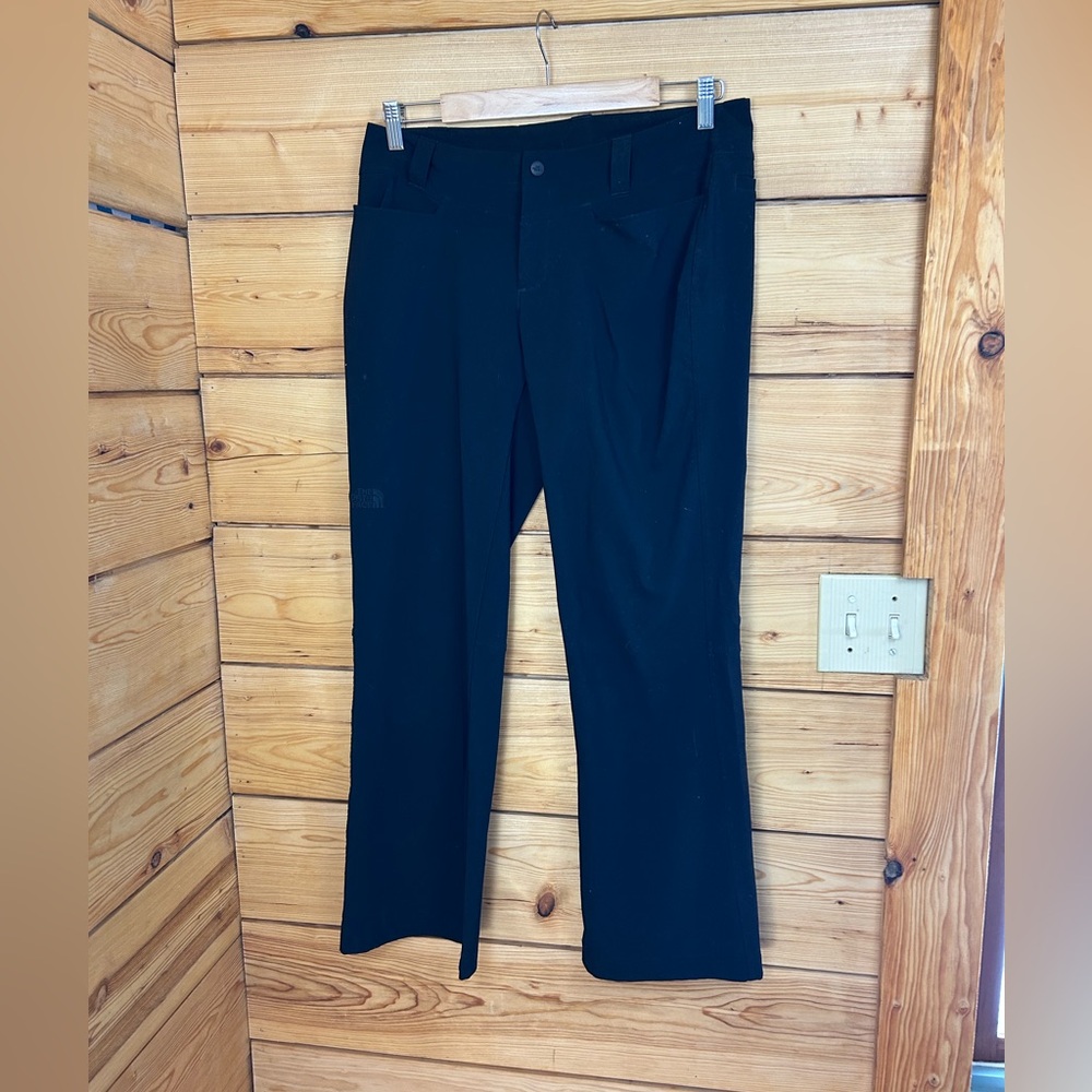 Black Water Resistant Hiking Cargo Pants Womens Size 6 #TheNorthFace